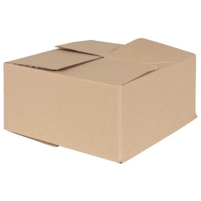 vidaXL Faltbox mit Speicher 50 pcs Natur 30 x 30 x 15 cm Karton