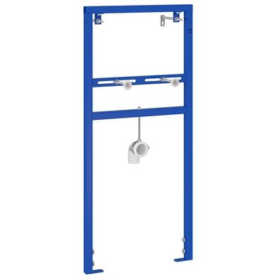 vidaXL Wandhalterung für das Waschbecken-System Blau 50 x 3 x 112 cm