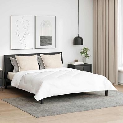 vidaXL Kopfkissen mit Kissen 2 pcs Weiß 60 x 80 cm Feder