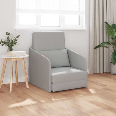 vidaXL Schlafsofa Wolkengrau 65 x 80 x 83 cm Stoff