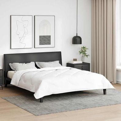 vidaXL 2-in-1 Bettdecke Weiß 260 x 220 x 10 cm Polyester