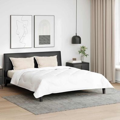 vidaXL Kopfkissen mit Kissen 2 pcs Weiß 81 x 42 x 20 cm Polyester