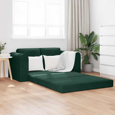 vidaXL Schlafsofa Dunkelgrün 148 x 71 x 83 cm Samt