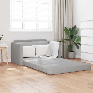 vidaXL Schlafsofa Wolkengrau 124 x 71 x 78 cm Stoff