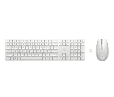 HP 650 Wireless-Tastatur und -Maus, Volle Größe (100%), RF Wireless, Membran Key Sw