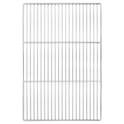 vidaXL Grillrost Silber 60 x 40 cm Edelstahl