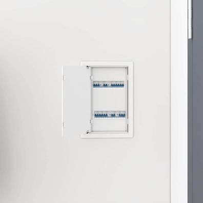 vidaXL Zugangspanels 2 pcs Weiß 15 x 23 cm ABS Kunststoff