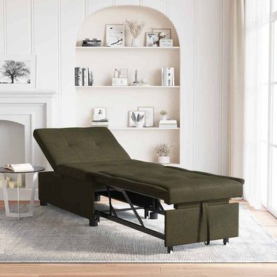 vidaXL Schlafsofa Olivegrün 194 x 67 x 82 cm Huahua Stoff
