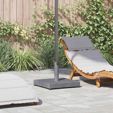 vidaXL Sonnenschirmständer Dunkelgrau Holzlook 45 x 45 x 31,5 cm