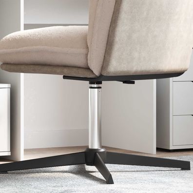 vidaXL Bürostuhl Gaszylinder Chrom 318-473 mm Eisen