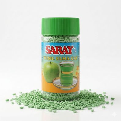 Saray Instant Tee mit grüner Apfelgeschmack Tee 200g