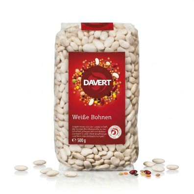 Davert Bio Weiße Bohnen - 500g
