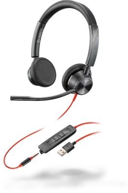 Poly Blackwire 3325 - 3300 Series - Headset - On-Ear