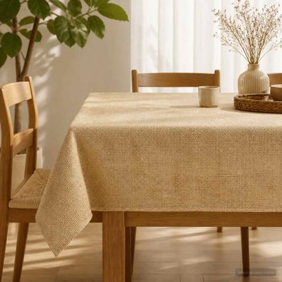 vidaXL Jute-Tischdecke Natur 160 x 270 cm 100% Tossa-Jute
