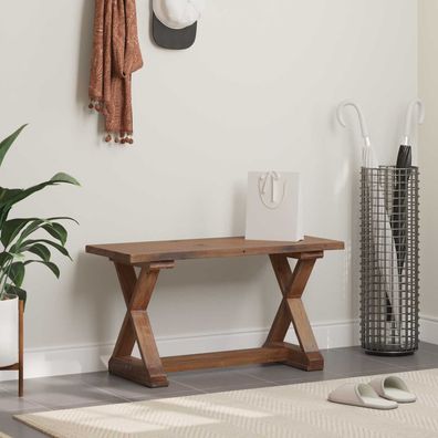 vidaXL Bank Natur 85 x 35 x 46 cm Massivholz Altholz