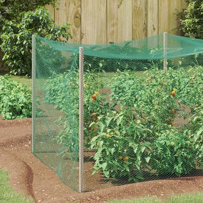 vidaXL Vogelschutznetz Grün 4 x 10 m Polyethylen