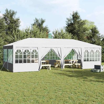 vidaXL Party-Zelt Weiß 800 x 400 x 266 cm Polyethylen