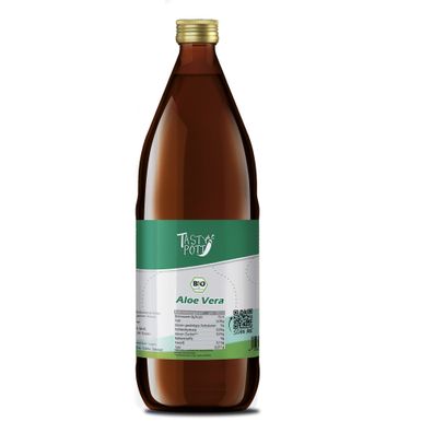 Tasty Pott Bio Aloe Vera Direktsaft 1L Flasche - 1000.0ml