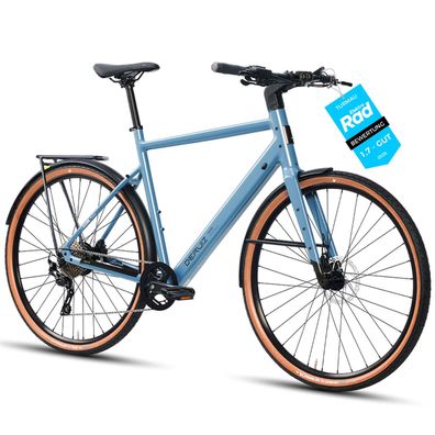 DERUIZ ebikes Turmali-Premium Airy Blue 28 Zoll Trekking Fahrrad Urbanbike