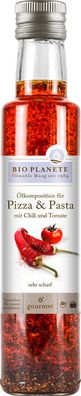 3x BIO Planète Ölkomposition für Pizza & Pasta mit Chili und Tomate 250ml