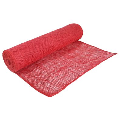 vidaXL Juterolle Rot 50 x 1000 cm