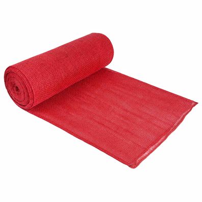 vidaXL Juterolle Rot 100 x 500 cm