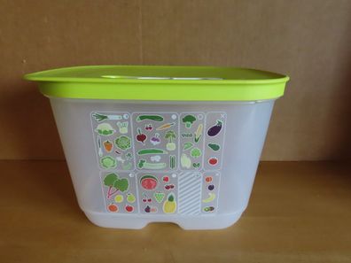 Aufbewahrungsbox Klima Oase hoch ca. 1,8L Tupperware 7286A-4 grüner Deckel