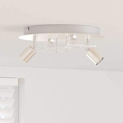 vidaXL Deckenstrahler Nickel 29 x 29 x 11 cm Stahl und Glas