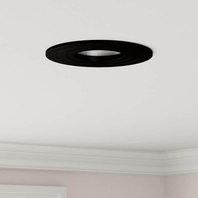 vidaXL Spotlight 12 pcs Schwarz 9 x 9 x 2 cm Aluminium