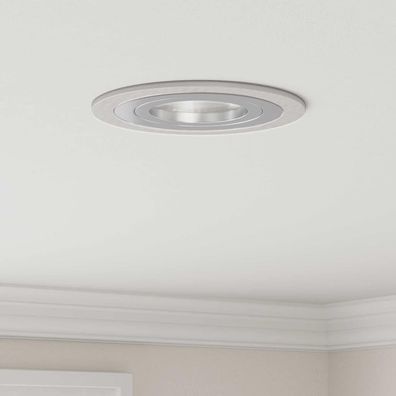 vidaXL Spotlight 24 pcs Silber 9 x 9 x 2 cm Aluminium