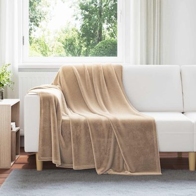 vidaXL Wohndecken 6 pcs Kamel 150 x 200 cm Fleece