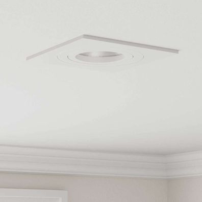 vidaXL Spotlight 6 pcs Weiß 9 x 9 x 2 cm Aluminium