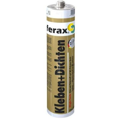 FERAX Kleben+Dichten MS-Spezialkleb- und Dichtstoff, glasklar, 290ml