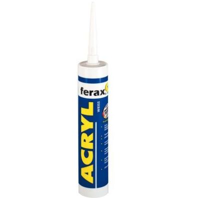 FERAX Acryl Dichtstoff Einkomponenten weiß 310ml Kartusche