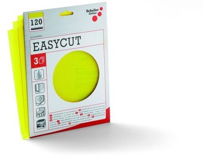 Schuller Eh`klar Easycut SET Schleifpapier 3 Blätter verschiedene Körnungen