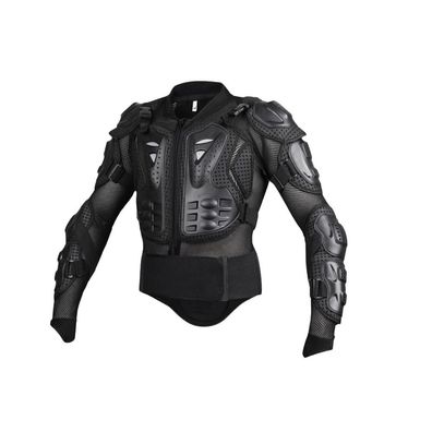Protektorenjacke Erwachsene Motocross MTB Downhill Quad Sturzschutz Schwarz