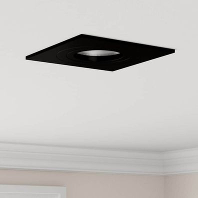 vidaXL Spotlight 6 pcs Schwarz 9 x 9 x 2 cm Aluminium