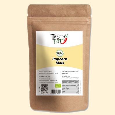 Tasty Pott Bio Popcorn Mais - im Beutel