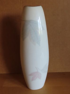 vase hoch oval beige mit Laub als Motiv Thomas 2068 ca.24,5cm H