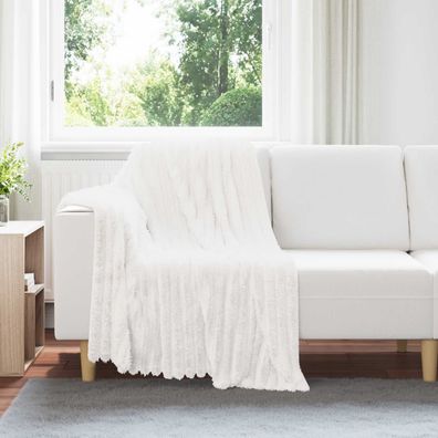 vidaXL Wohndecken 6 pcs Weiß 150 x 130 cm Fleece