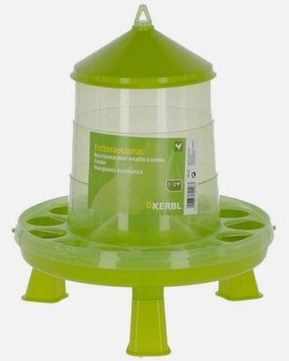 Kerbl Futterautomat 4,8 L mit Standfüßen - Futterspender für Geflügel - 70127
