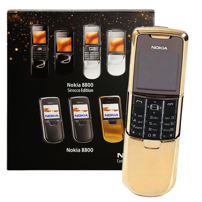 Nokia 8800 Slider Telefone Handy Mobiltelefon Gold Sim Frei