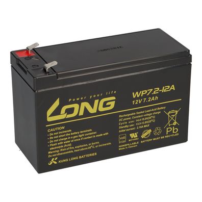 Kung Long WP7,2-12A F2 AGM Akku 12V 7,2Ah – passend für Robomow RX12, RX12 U,