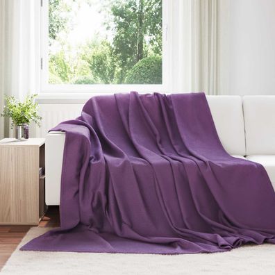 vidaXL Wohndecken 6 pcs Lila 270 x 240 cm Fleece