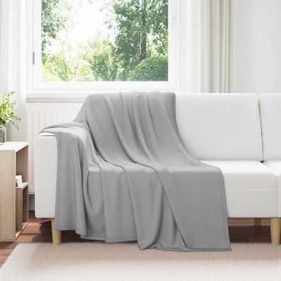 vidaXL Wohndecken 24 pcs Grau 200 x 150 cm Fleece