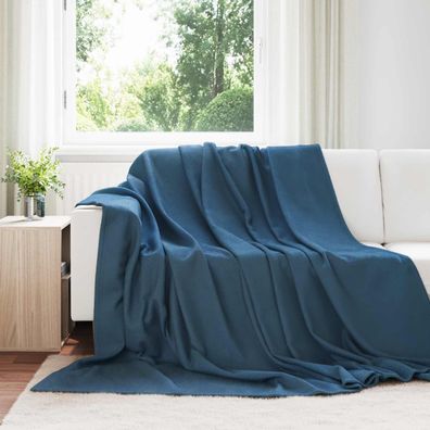 vidaXL Wohndecken 24 pcs Marineblau 240 x 220 cm Fleece