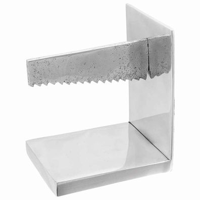 vidaXL Buchstützen 2 pcs Silber 11 x 14 x 17,5 cm Aluminium