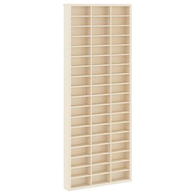 vidaXL Wanddisplay-Case Wandhalterung Beige 30 x 4,5 x 75 cm