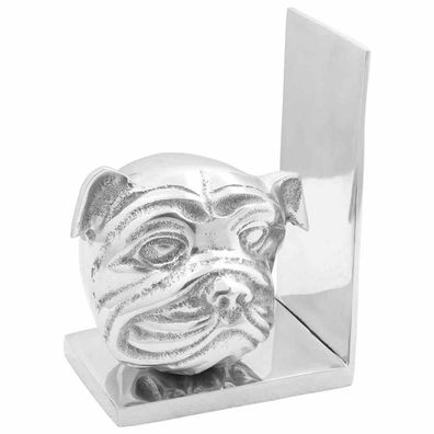 vidaXL Buchstützen 2 pcs Silber 8 x 12 x 16,5 cm Aluminium