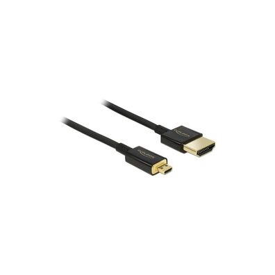 DELOCK HDMI Kabel Ethernet A ->micro D St/St 2.00m 3D 4K sli